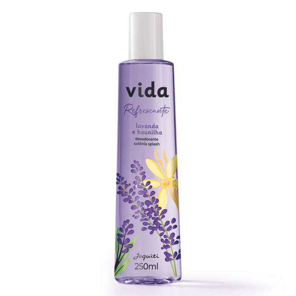Desodorante Colônia Splash Vida Lavanda e Baunilha Jequiti 250 ml