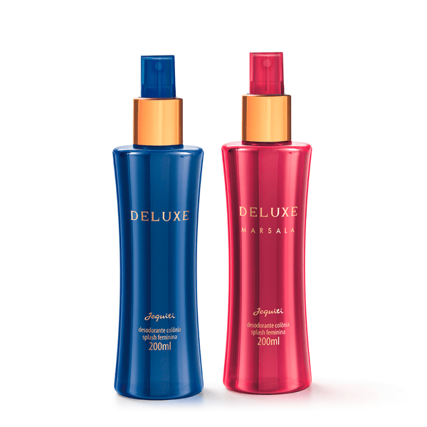 Kit Completo De Desodorantes Colônias Splashs Femininas Deluxe Jequiti 2 x 200 ml