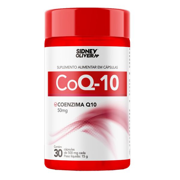 Coenzima q10 50mg 30 Cápsulas Sidney Oliveira Jequiti 30 Capsulas