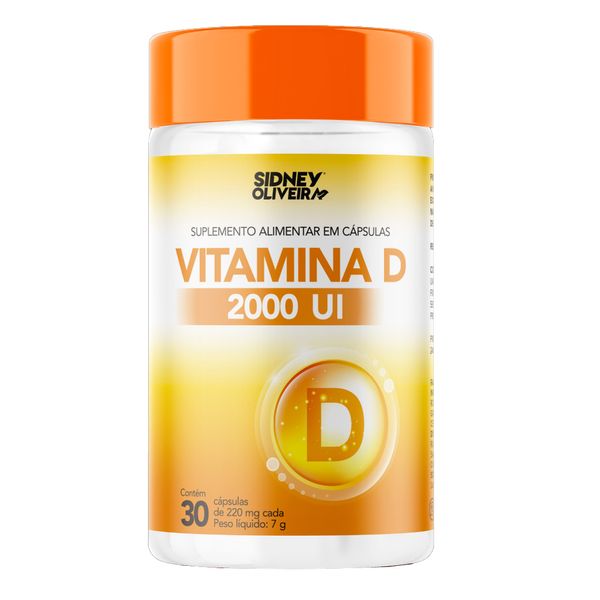 Vitamina D3 2000ui 30 Cápsulas Sidney Oliveira Jequiti 30 Capsulas