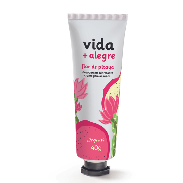 Desodorante Hidratante Creme Para As Maos Vida + Alegre Flor De Pitaya Jequiti 40 g