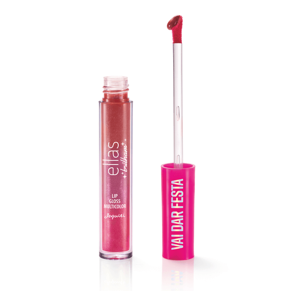 Lip Gloss Multicolor Rolê Ellas Brilham, 4 ml 4 ml