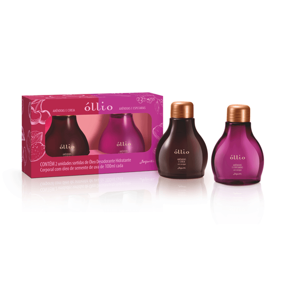 Estojo Óllio, 2 x 100 ml 1 um