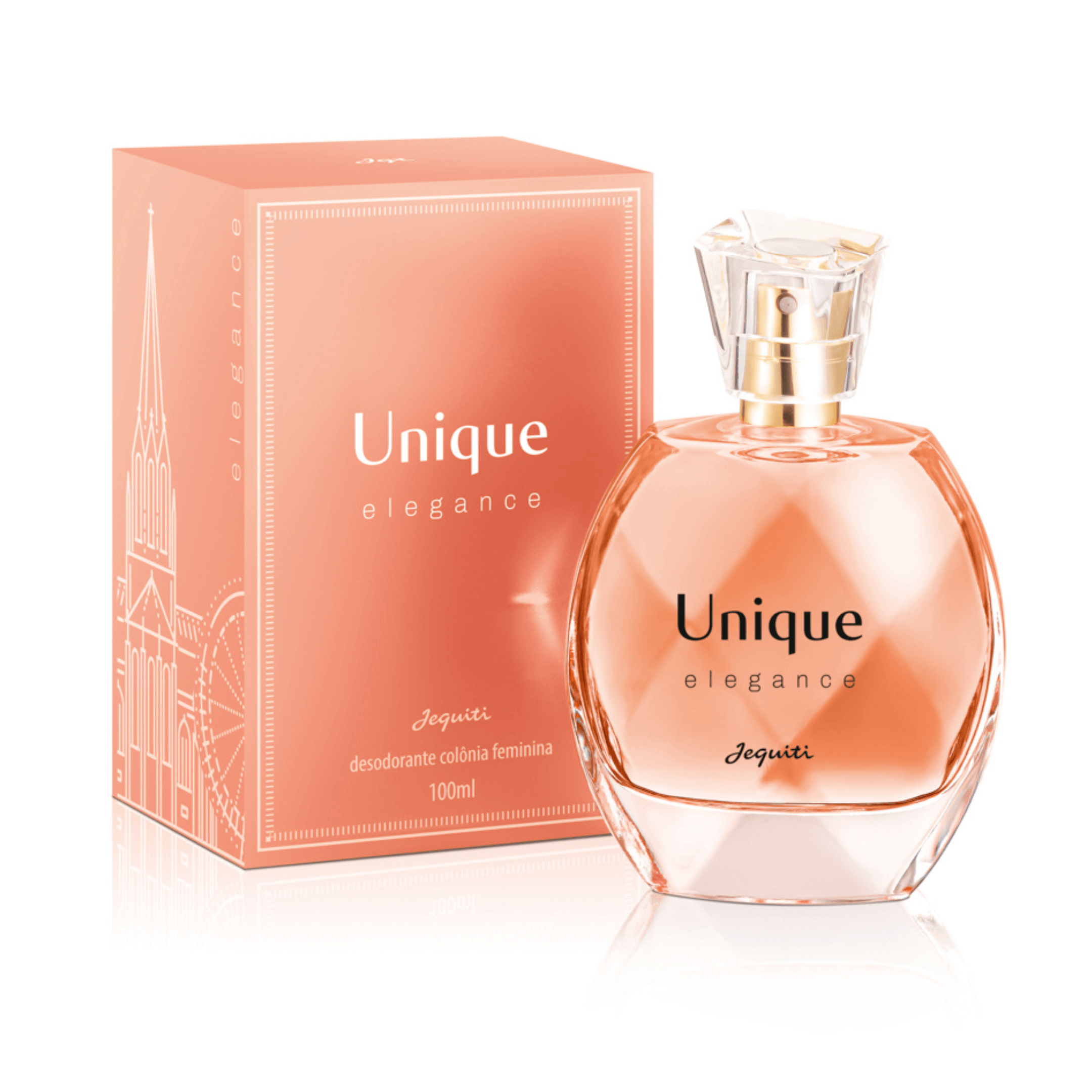 Unique Elegance Desodorante Colônia Feminina, 100 ml