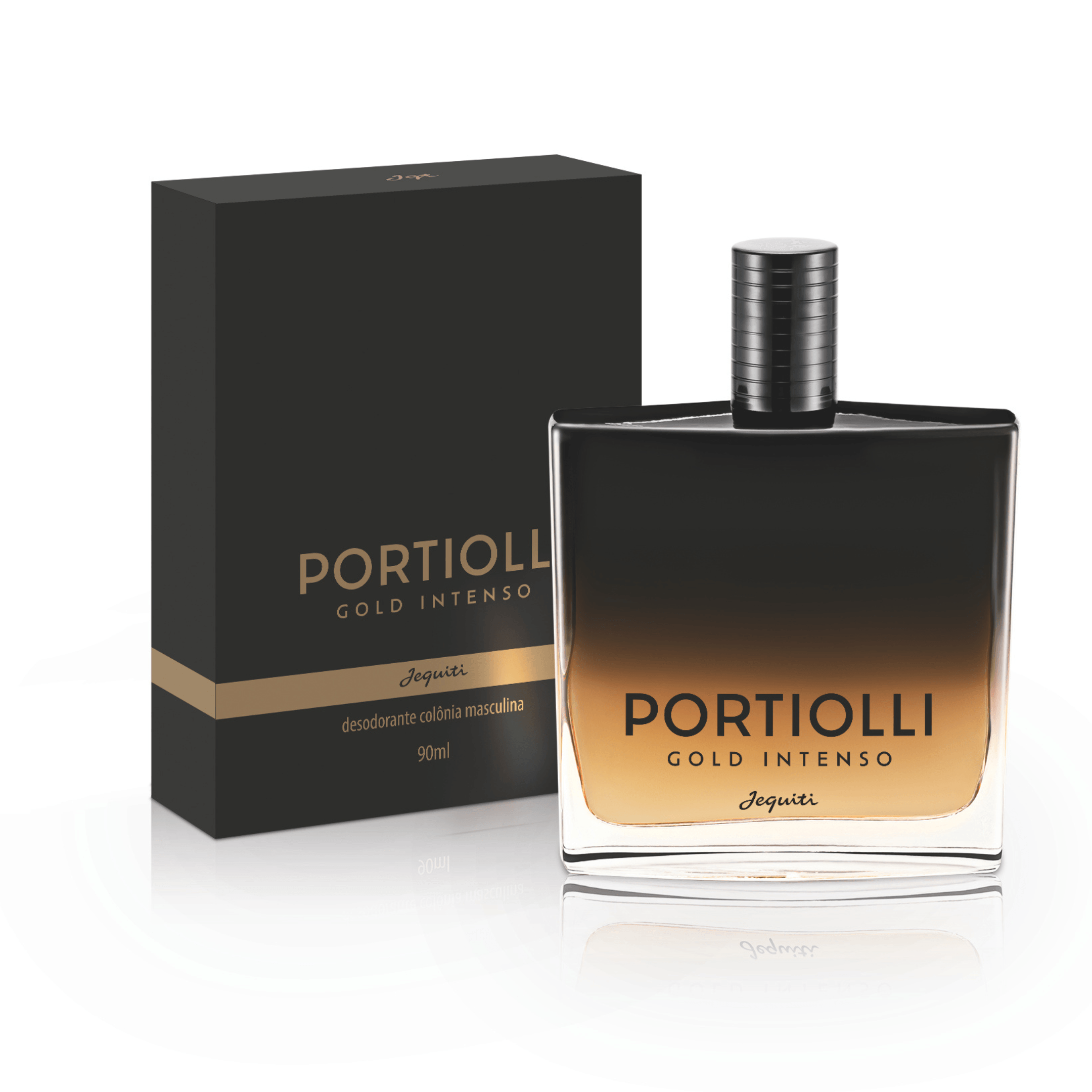 Portiolli Gold Intenso Desodorante Colônia Masculina, 90 ml