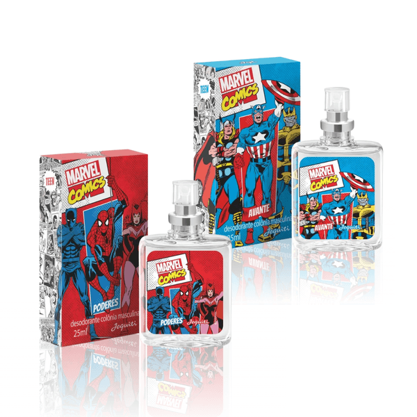 Kit Marvel Comics Avante & Poderes, 2 x 25 ml 1 un
