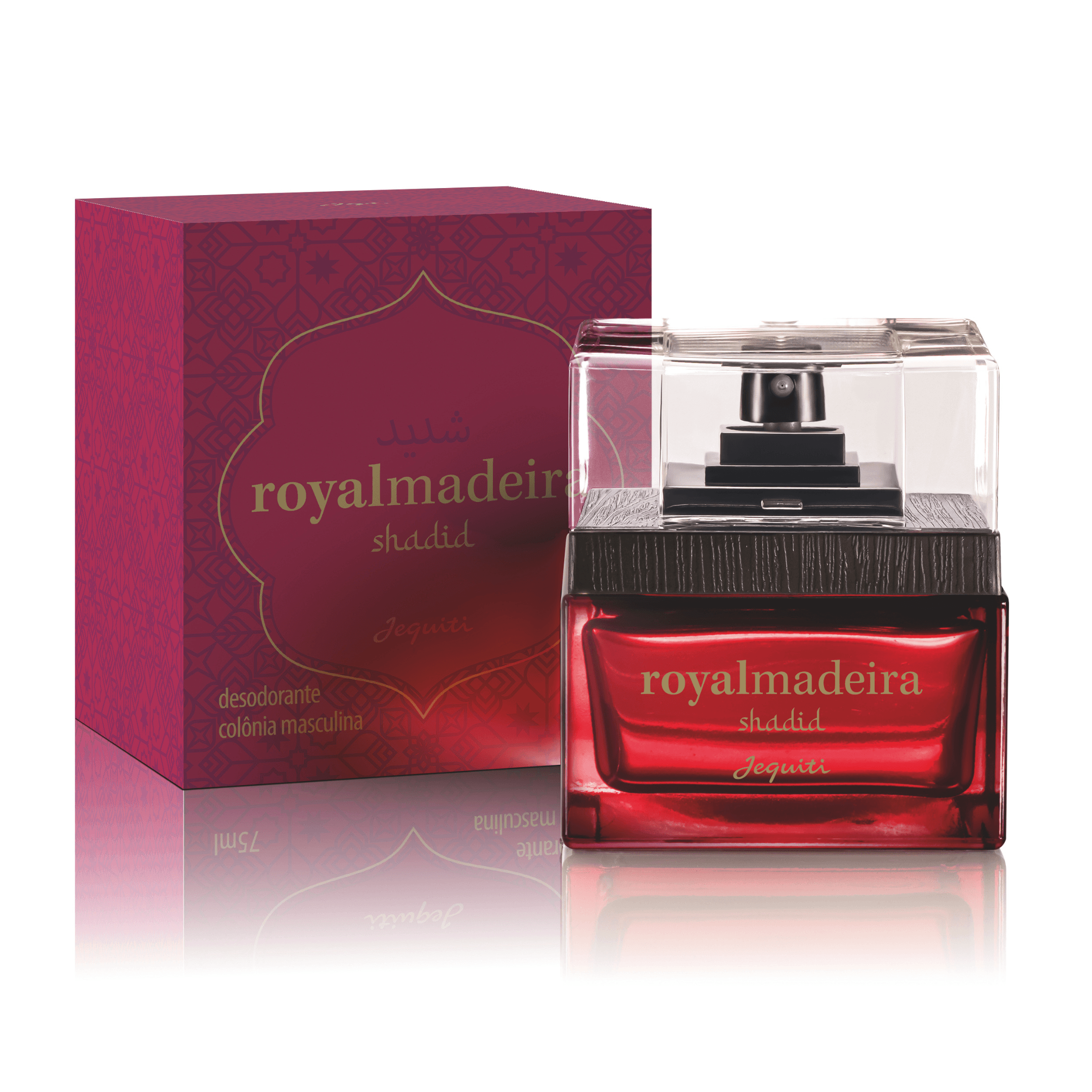 Royalmadeira Shadid Desodorante Colônia Masculina, 75 ml