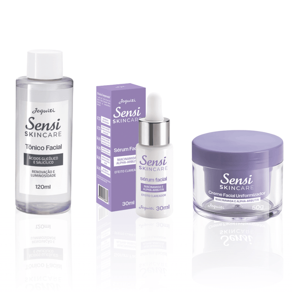 Kit Sérum e Creme Uniformizador + Grátis Tônico Facial Renovador, 120Ml 1 un