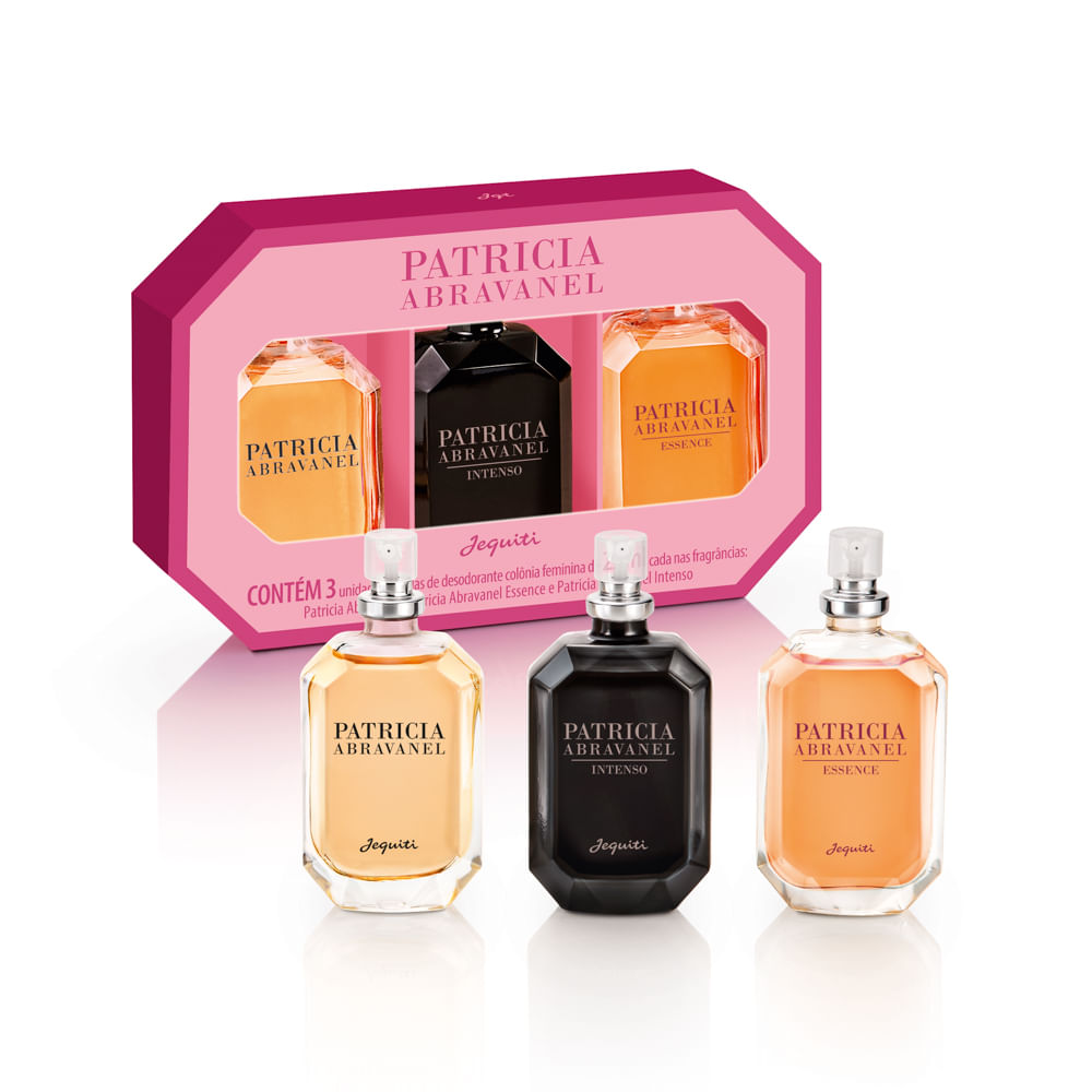 Estojo Patricia Abravanel, 3 x 25 ml